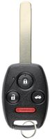 KeylessOption Keyless Entry Remote Control Uncut Car Ignition Key Fob Replacement for OUCG8D-380H-A