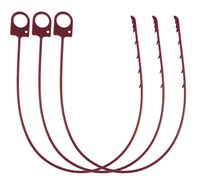 SDY 26-inch Snake Hair Drain Clog Remover Cleaning Tool, patented design easy pass through most drains to pull the clog out, 3 Pack, Burgundy red