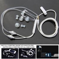 Best Air Tube, Anti-Radiation Earbuds with EMF Protection for Cell iPhones, iPad, Smartphone or Other Portable Devices from Out-On-A-Whim, Protect Yourself by Using Anti-Radiation Headphones Now!