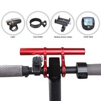 TOMALL Handlebar Extender Bicycle Extension Bar Aluminum Alloy Bracket Red Space Saver Use for XIAOMI M365,Ninebot ES1 ES2,Mountain Bicycle