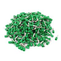 uxcell 500Pcs AWG16 Wire Crimp Insulated Ferrule Pin Cord End Terminal Green