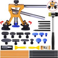 Manelord Auto Body Dent Repair Kit, Car Dent Puller with Golden Dent Puller for Auto Body Dent Removal, Minor Dent and Deep Dent Removal