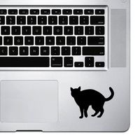 StickAny Palm Series Cat Sneak Sticker for MacBook Pro, Chromebook, and Laptops (Black)