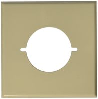 Morris 83488 Painted Steel Wall Plate, Range/Dryer, 2 Gang, Ivory