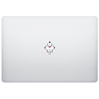 MacBook Sticker Decal - Jason mask - Matte Black Cycle Run Skins Stickers