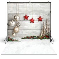 Photography Backdrop for Xmas Pictures Studio Photo Background-Vinyl Backdrop for Xmas Themed Pictures-Home DIY Decoration FT-4338