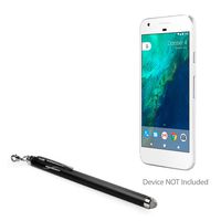 Google Pixel XL Stylus Pen, BoxWave [EverTouch Capacitive Stylus] Fiber Tip Capacitive Stylus Pen for Google Pixel XL - Jet Black