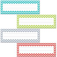 Creative Teaching Press Chevron Solids Name Plates (4517)