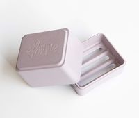 Ethique Eco-Friendly in-Shower Storage Container, Lilac - Made with Bamboo & Sugarcane, Sustainable Soap Dish for Shower, Extends Bar Life, Plastic Free, Vegan, 100% Compostable and Zero Waste, 1ea