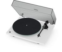 Pro-Ject T1 Phono SB Turntable with Built-in Preamp and Electronic Speed Change (Satin White)