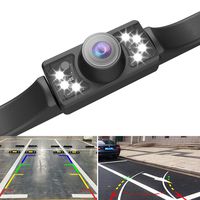 Vehicle Backup Cameras,Car Rear View Reversing Camera,REOTECH Automotive License Plate Backing Camera with 120°Perfect View Angle 7 LED Lights Night Vision Waterproof for Car/Trucks/SUV/RV/Pickup/Vans