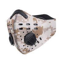 West Biking Mesh Dust/Pollution Mask for Air Filtration, Sport Mask with Exhalation Valves Filters, Activated Carbon N99 PM2.5 Filters Air Purifier (04)