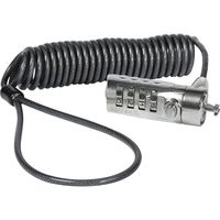 Targus DEFCON CL Laptop Computer Cable Lock for Laptop Computer and Desktop Security (PA410UCCL)