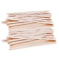 Gmark Coffee Stir Sticks 7" 1000pc Round End, Eco Friendly Coffee Stirrers Wood for Hot Drinks - Natural Birch Wood GM1116