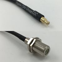 6 inch RGU178 MCX MALE to F FEMALE Pigtail Jumper RF coaxial cable 50ohm High Quality Quick USA Shipping
