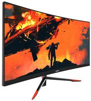 VIOTEK GNV30CB 30-Inch Curved Gaming Monitor | 144Hz, 2560 x 1080P, 21:9 Ultra-Wide, 4ms (OD) | FreeSync, FPS/RTS & GamePlus | PIP/PBP Multitasking - VESA-Ready