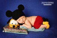 Mickey Mouse Newborn Photo Prop Set