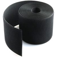 HJ Garden Nylon Carpet Floor Cord Cover Cable Grip Strip 3inch Width X 10ft Length Wire Cord Management Organizer for Office Carpet Black