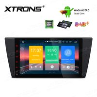 XTRONS Android 9.0 Car Stereo Radio GPS Navigation 9 Inch Touch Screen Slim Design in-Dash Head Unit Supports Plug and Play WiFi Bluetooth Backup Camera DVR OBD2 TPMS for BMW E90/E91/E92/E93 325 328