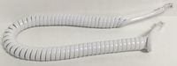 The VoIP Lounge Replacement 9 Foot White Handset Receiver Curly Cord for AT&T Phone