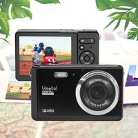 3 inch TFT LCD Rechargeable HD Mini Digital Camera, Vmotal Video Camera Digital Students Cameras 12 MP/HD Compact Camera Sports,Travel,Holiday,Birthday Present for Kids/Beginners/Teens/Seniors (Black)