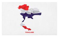 GugeABCmat Kitchen Floor Mats,Amazing Thailand Bangkok Skylines Historical Monuments Oriental Colorful Reflection,Rubber Backing Non Slip Door Mat 60" W X 18" L,Multicolor