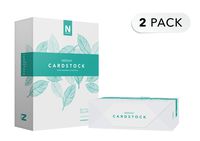 Neenah Cardstock - Bright White, 65 lb/176 gsm Cover Stock, 96 Brightness, 8 ½ x 11, 650 Ct. - MORE SHEETS! (91632-01)