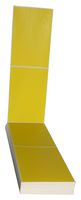 Compulabel Direct Thermal Labels, 4"x6", Fanfold, 4000 Labels Per Carton, Yellow (520152)