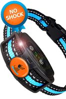 Humane Rechargeable Bark Collar for Small Dogs and Medium- NO Shock Anti Barking Dog Collars with Beep Vibration, The Smartest No-Pain Correction with 2 Modes: Vibration and Strong Vibration Mode
