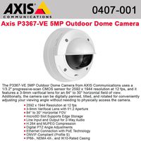 AXIS P3367-VE Network Camera - network camera (0407-001) -
