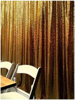 ShinyBeauty Sequin Backdrop 4x8ft Gold Prom Backdrop Cool Photography Backdrops Sequin Curtains 96 inches M0516