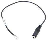 VoiceJoy 3.5mm Smartphone Headset to RJ9 Adapter Cable - 3.5mm Stereo Headphone Converter,ONLY Compatible with Yealink IP Phones T28P,T32G,T41P,T38G,T42G,T46G,T48G etc