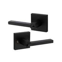 Kwikset 91560-029 Halifax Slim Square Keyed Entry Lever Featuring Smartkey