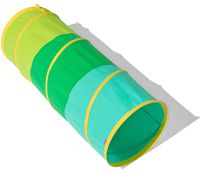 The Organic Cotton Play Tunnel by Lovevery - Pop-Up & Collapsible Play Tunnel with Organic Cotton Carrying Case, Multicolor