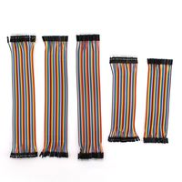 Raogoodcx 200Pcs(5 Kinds) 30cm 40pin Male to Male, Male to Female, Female to Famale, 2.0 to 2.0 Dupont Breadboard Wire Jumper Cable Kit