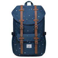 Laptop Outdoor Backpack, Travel Hiking& Camping Rucksack Pack, Casual Large College School Daypack, Shoulder Book Bags Back Fits 15" Laptop & Tablets by Kaukko (P13-Blue)