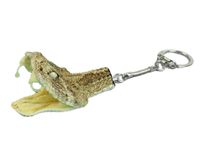 Chichester Inc Real Rattlesnake Head Keychain : Wide Open Mouth (AZ-42-30W)