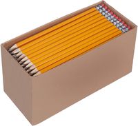 AmazonBasics Pre-sharpened Wood Cased #2 HB Pencils, 150 Pack