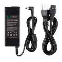 Dtk Ac Adapter Laptop Computer Charger/Notebook PC Power Cord Supply Source Plug for ASUS/Toshiba/Lenovo Output: 19V 4.74A 90W Connector: 5.5 x 2.5mm
