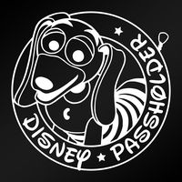Disney Decal (4.5 x 4.5 inches) Slinky Dog Passholder Sticker