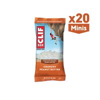 CLIF BAR - Mini Energy Bars - Crunchy Peanut Butter - (0.99 Ounce Snack Bars, 20 Count) (Packaging May Vary)