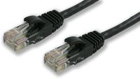 Lynn Electronics ECAT5-4PR-03BKB 3-Feet Black Booted Patch Cable, 10-Pack