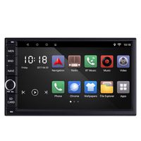 Panlelo LS012 2 DIN Universal Car Stereo 7 Inch Android Touch Screen GPS Navigation Am/FM/RDS Radio 1024×600 Quad Core + 16G Car Audio Player WiFi BT Camera Steering Wheel Control