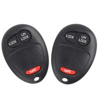 YITAMOTOR 2 Key Fob Replacement for L2C0007T Keyless Entry Remote Compatible for Chevrolet Colorado GMC Canyon Hummer H3 H3T Isuzu i280 i290 i350 i370