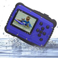 Kids Waterproof Camera, Vmotal Digital Camera for Kids 2.0 Inch TFT Display Children Kids Digital Camera (Blue)