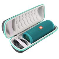 Khanka Hard Travel Case Replacement for JBL FLIP5 Flip 5 Waterproof Portable Bluetooth Speaker (Teal)