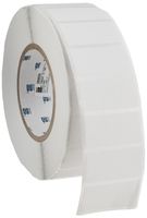 Brady THT-17-408-3 2" Width x 1" Height, B-408 Repositionable Paper, Matte Finish White Thermal Transfer Printable Label (3000 per Roll)