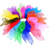 Shappy 28 Pieces Dance Scarves Square Juggling Scarf Magic Scarves, 24 by 24 Inches (14 Colors)