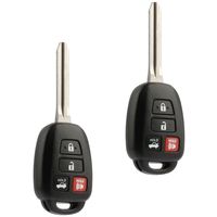 Key fits Toyota Camry 2012 2013 2014 Fob Keyless Entry Remote (HYQ12BDM G Chip), Set of 2