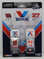 Cale Yarborough 1982 Valvoline & Dale Earnhardt Jr 2015 Valvoline 2 Pack 1:64 Nascar Diecast